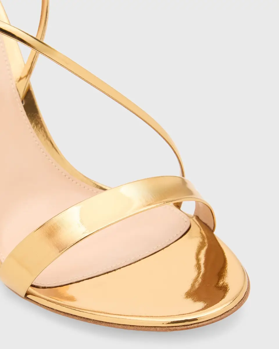 Gianvito Rossi 95mm Manhattan Metallic Leather Sandals | Thumbnail 8 Gianvito Rossi 95mm Manhattan Metallic Leather Sandals | Thumbnail 8