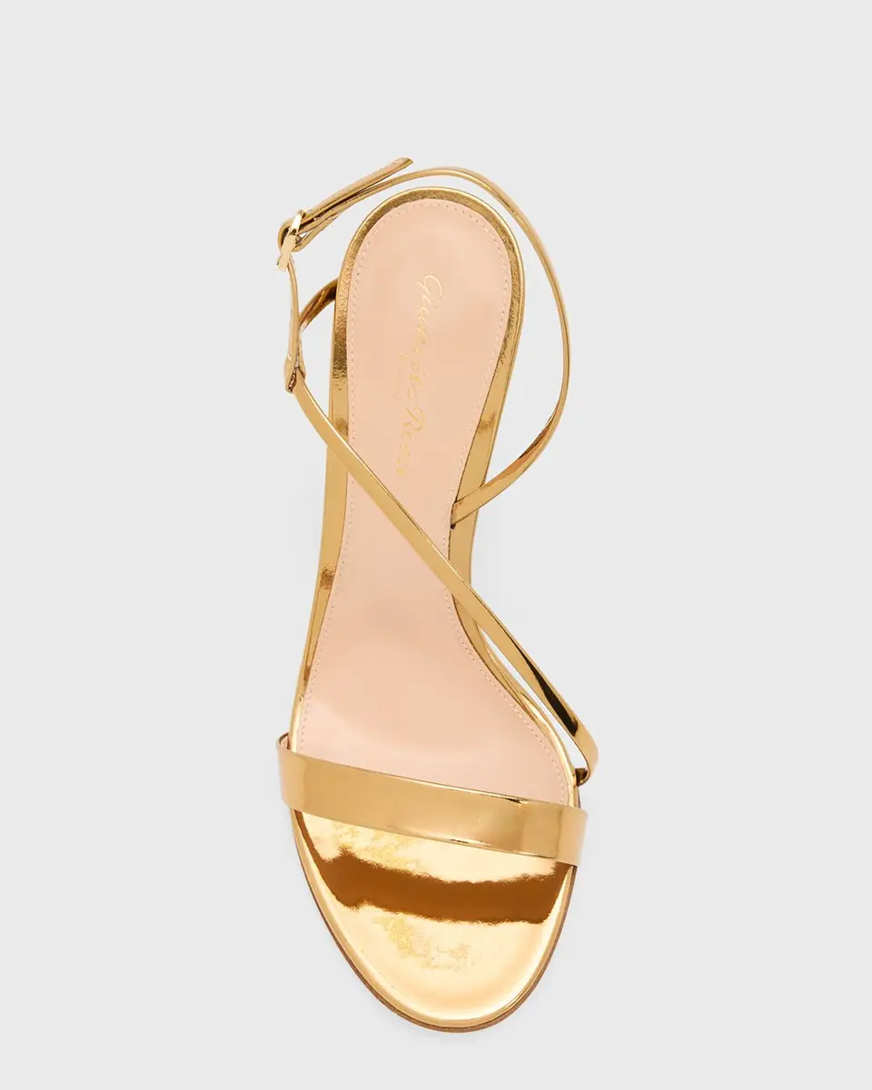 Gianvito Rossi 95mm Manhattan Metallic Leather Sandals | Thumbnail 9 Gianvito Rossi 95mm Manhattan Metallic Leather Sandals | Thumbnail 9