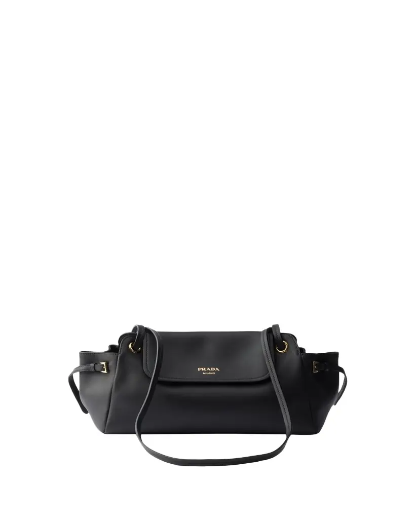 Prada Carry Medium Leather Shoulder Bag | Image 1 Prada Carry Medium Leather Shoulder Bag | Image 1