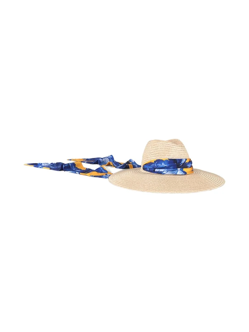 Eugenia Kim Cassidy Packable Wide-Brim Fedora with Scarf