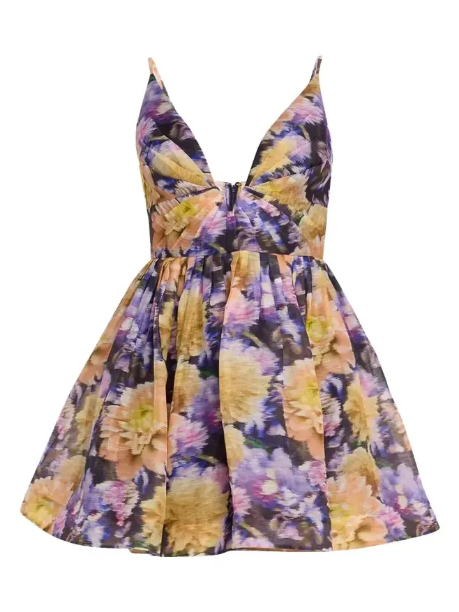 Luna V-Neck Mini Dress Luna V-Neck Mini Dress
