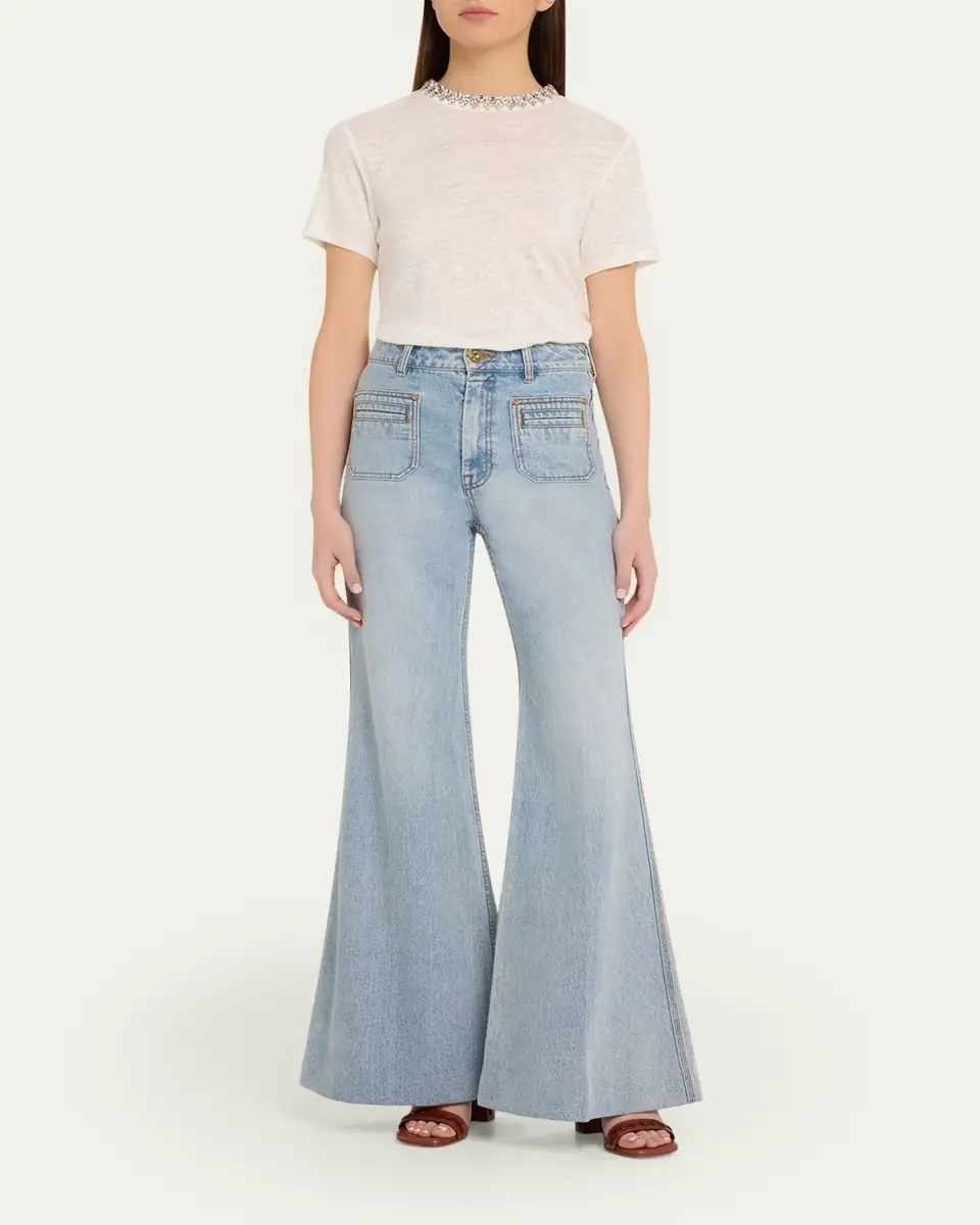 Zimmermann Embellished Short-Sleeve Tee | Thumbnail 2 Zimmermann Embellished Short-Sleeve Tee | Thumbnail 2