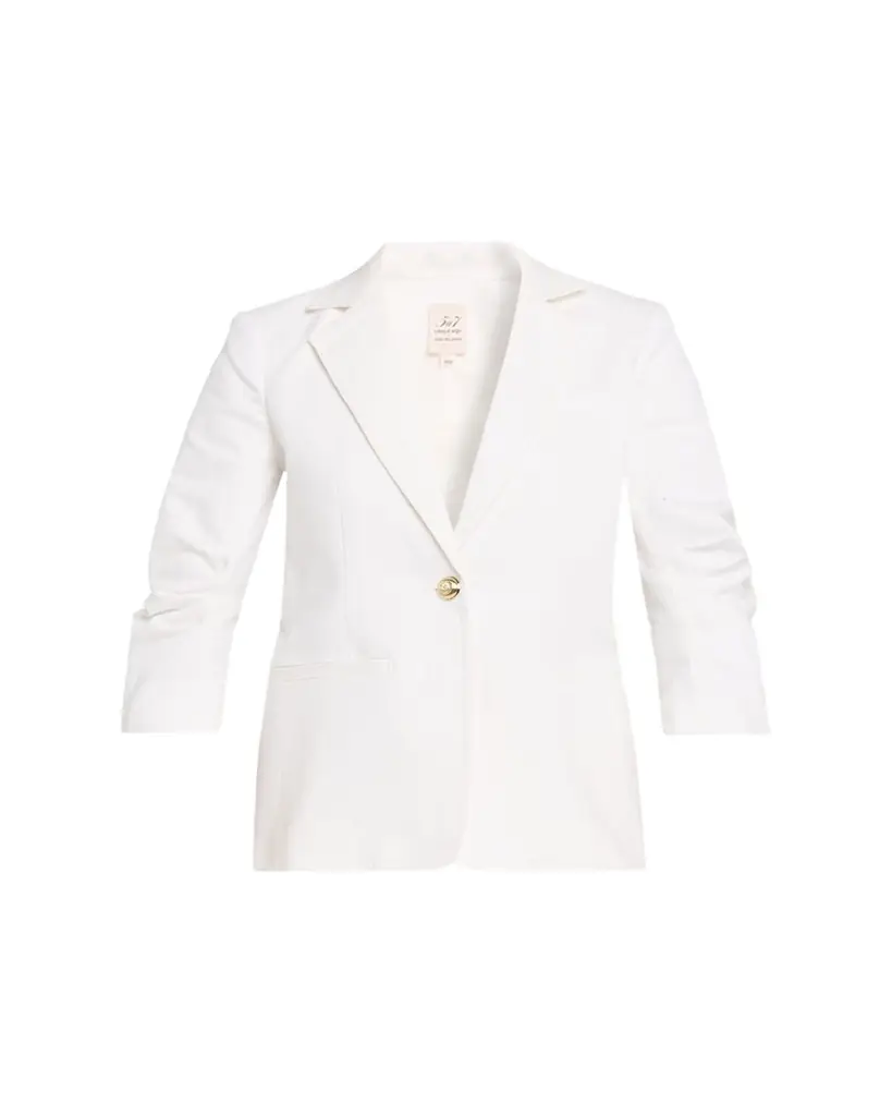 Cinq à Sept Khloe Denim Blazer | Image 1 Cinq à Sept Khloe Denim Blazer | Image 1