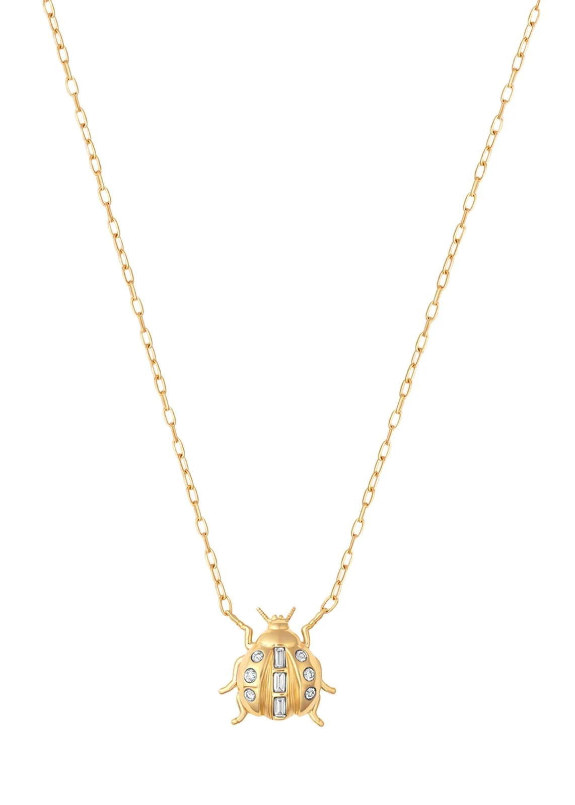 Lady Bug 18K Gold & Diamond Necklace