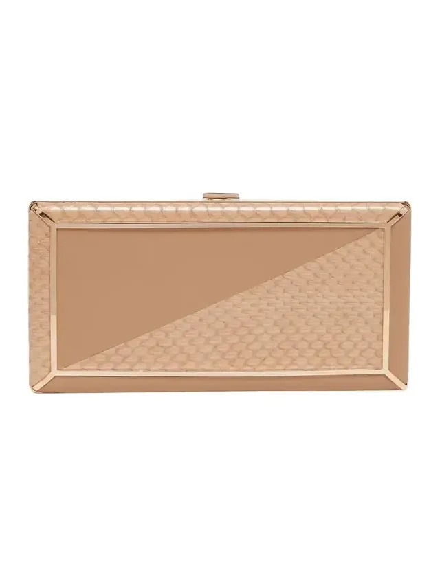 Callas Leather & Snakeskin Clutch Bag Callas Leather & Snakeskin Clutch Bag