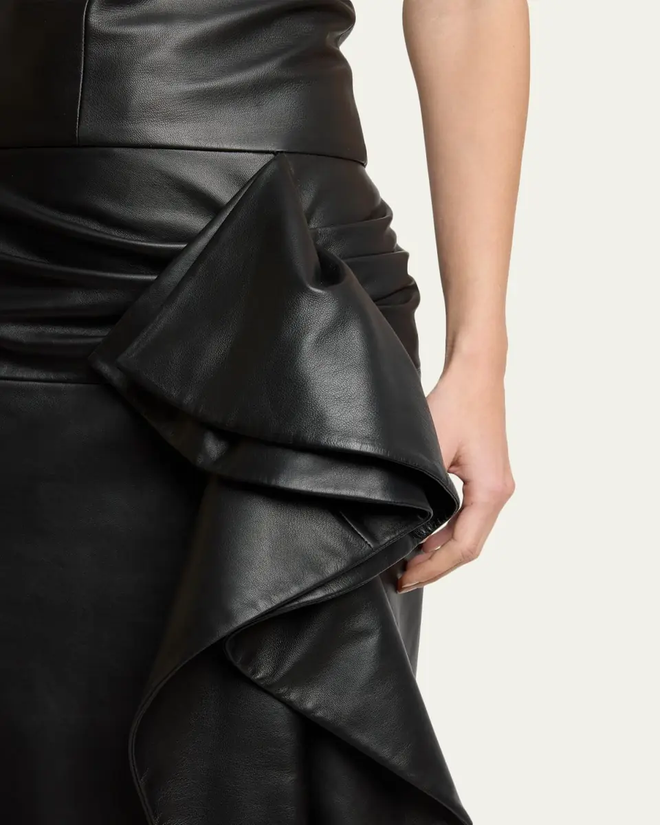Proenza Schouler Alonna Strapless Leather Dress | Thumbnail 5 Proenza Schouler Alonna Strapless Leather Dress | Thumbnail 5