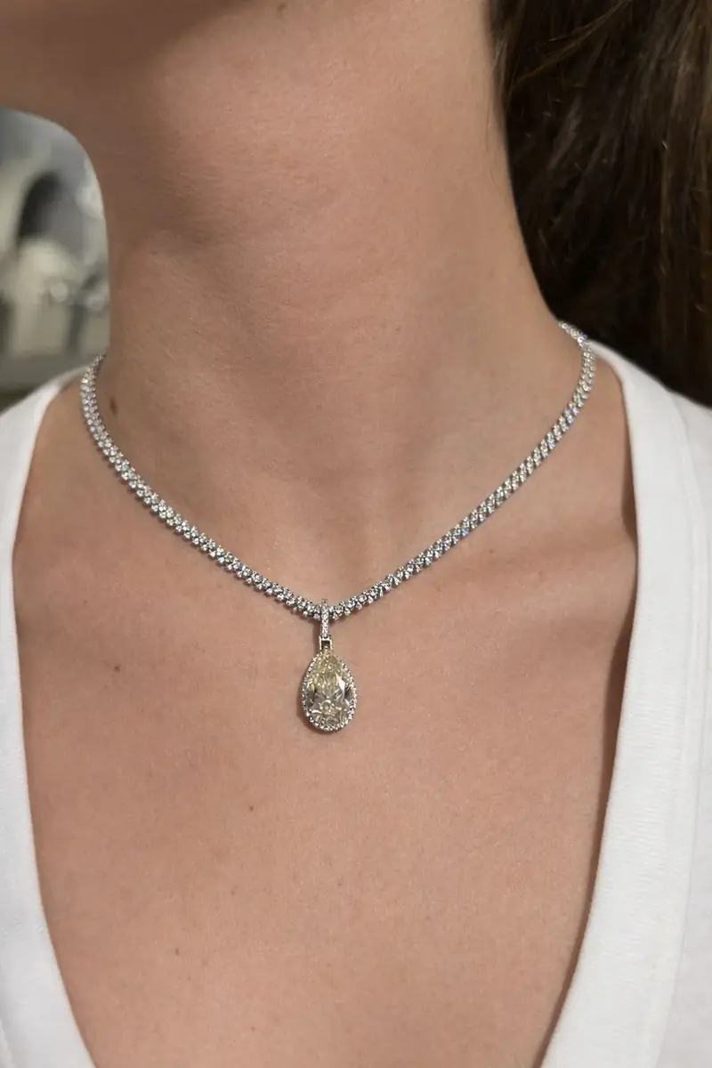 Wish Fine Jewelry 6.32ct Diamond 14K Gold Rope Tennis Necklace | Thumbnail 2 Wish Fine Jewelry 6.32ct Diamond 14K Gold Rope Tennis Necklace | Thumbnail 2
