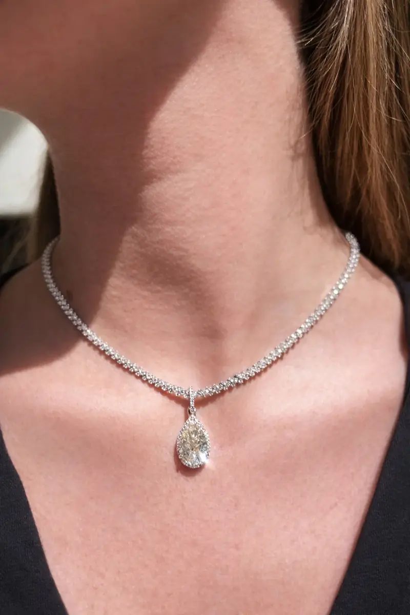 Wish Fine Jewelry 6.32ct Diamond 14K Gold Rope Tennis Necklace | Thumbnail 3 Wish Fine Jewelry 6.32ct Diamond 14K Gold Rope Tennis Necklace | Thumbnail 3