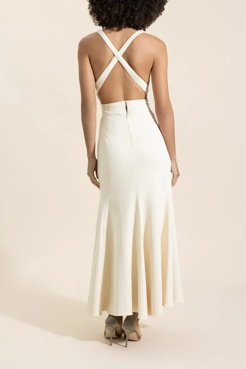 Rabanne Cut Out Halter Dress | Thumbnail 4