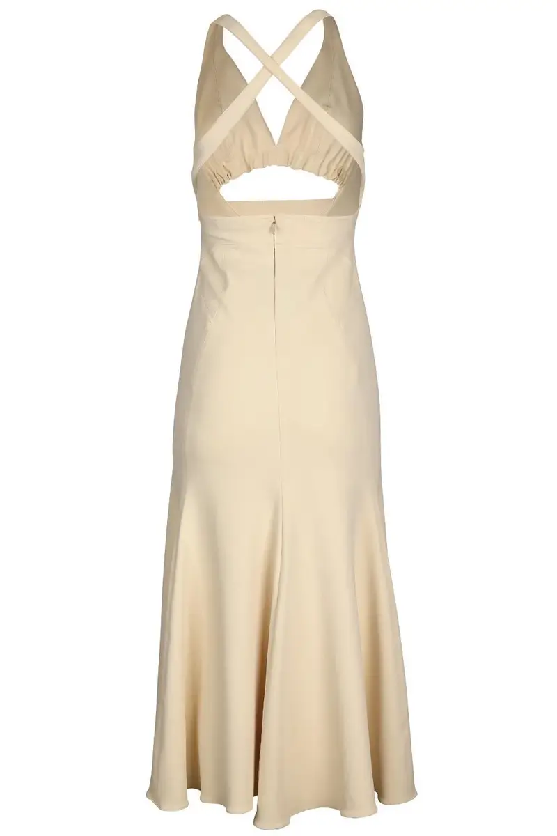 Rabanne Cut Out Halter Dress | Thumbnail 5