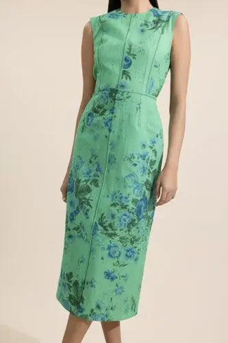 Erdem Floral Print Pencil Midi Dress | Thumbnail 3 Erdem Floral Print Pencil Midi Dress | Thumbnail 3