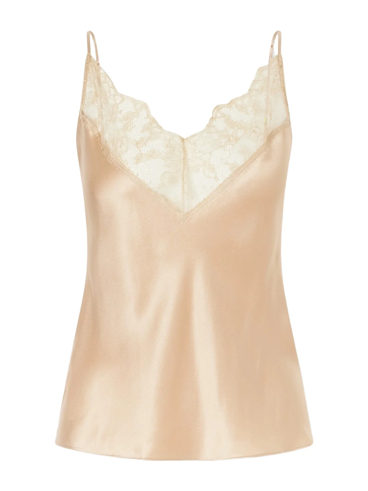 Lace-trimmed Silk-satin Camisole Lace-trimmed Silk-satin Camisole