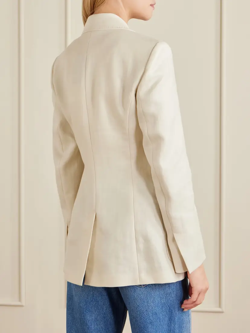 Max Mara Linen Blazer | Thumbnail 4 Max Mara Linen Blazer | Thumbnail 4