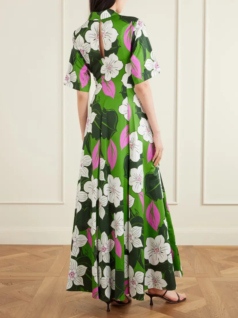 Borgo de Nor Floral-print Cotton Maxi Dress | Thumbnail 3 Borgo de Nor Floral-print Cotton Maxi Dress | Thumbnail 3