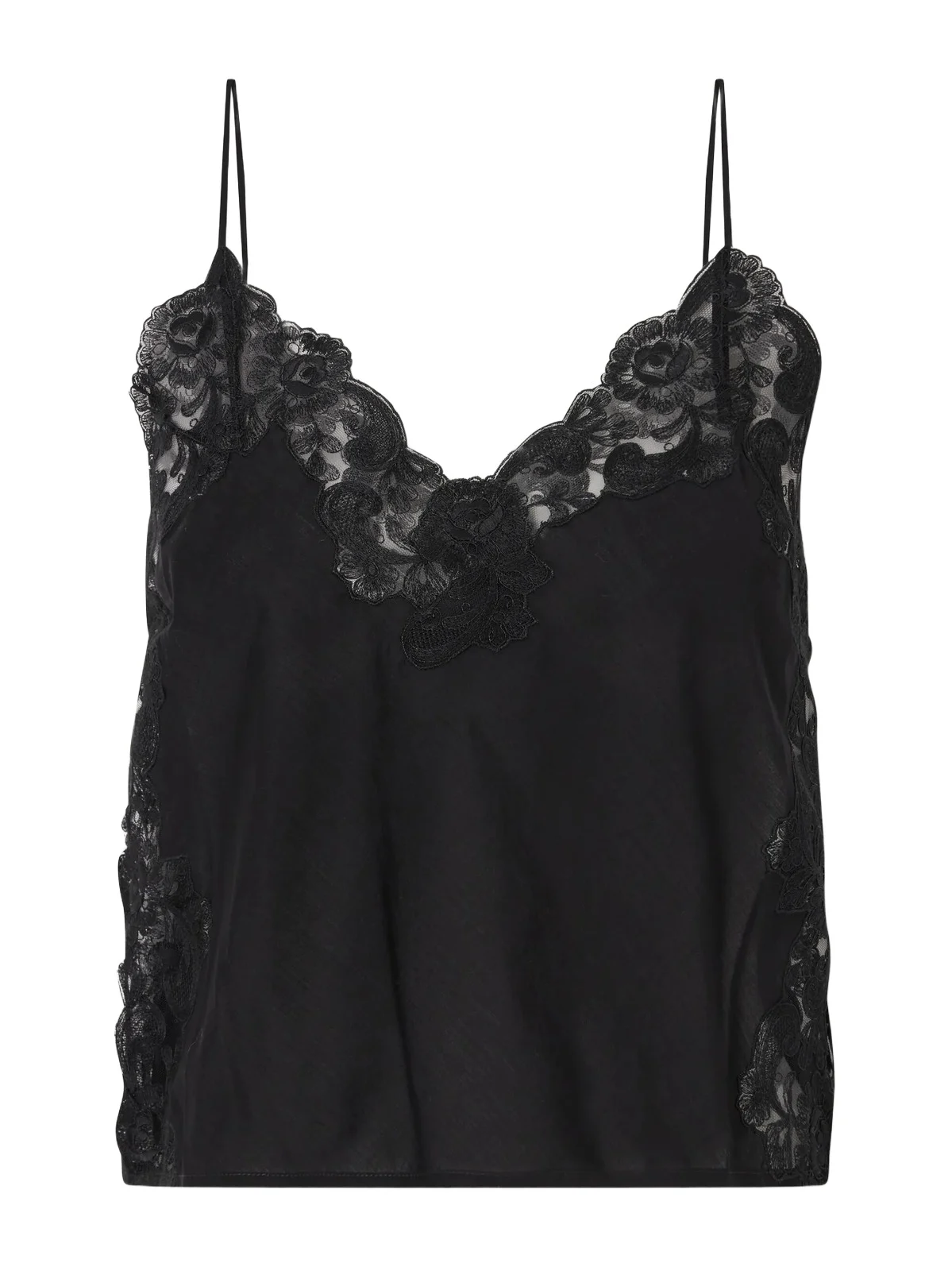 Oriana Lace-trimmed Cotton Tank Oriana Lace-trimmed Cotton Tank
