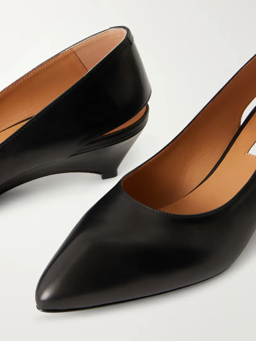 Jil Sander Leather Slingback Pumps | Thumbnail 5
