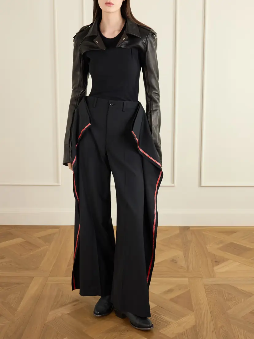Junya Watanabe Crepe Straight-leg Pants | Thumbnail 2 Junya Watanabe Crepe Straight-leg Pants | Thumbnail 2