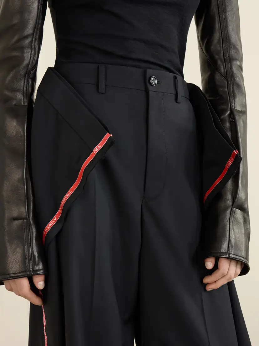 Junya Watanabe Crepe Straight-leg Pants | Thumbnail 4 Junya Watanabe Crepe Straight-leg Pants | Thumbnail 4