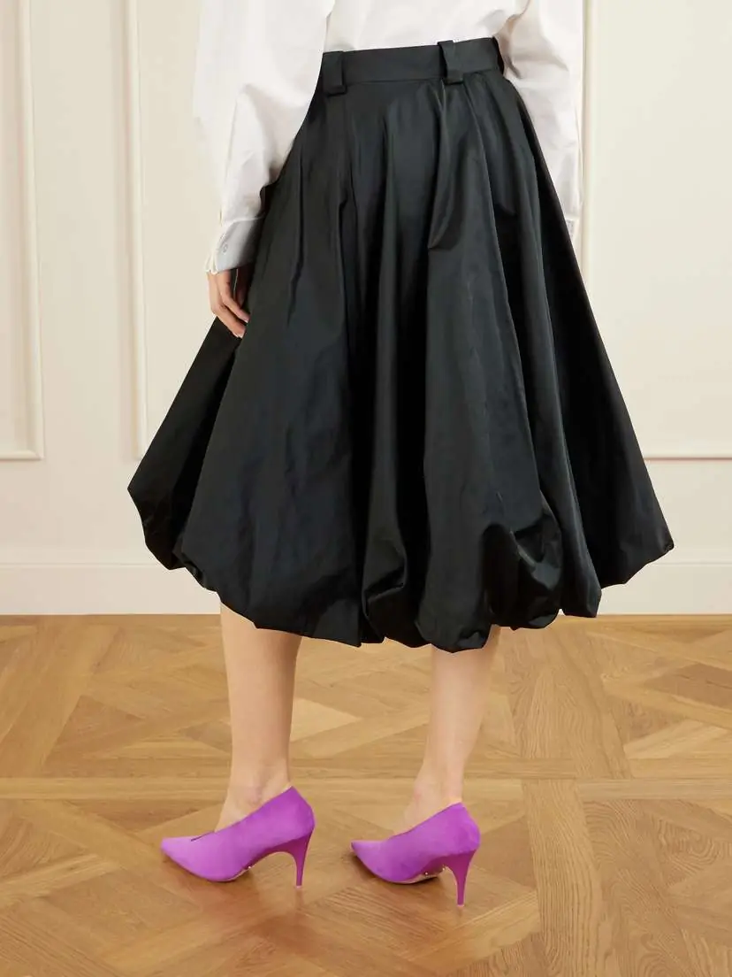 Balenciaga Pleated Satin Shorts | Thumbnail 3 Balenciaga Pleated Satin Shorts | Thumbnail 3