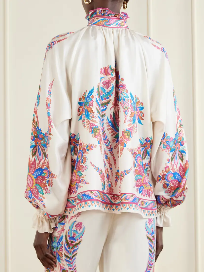 Etro Pussy-bow Paisley-print Silk Blouse | Thumbnail 4 Etro Pussy-bow Paisley-print Silk Blouse | Thumbnail 4