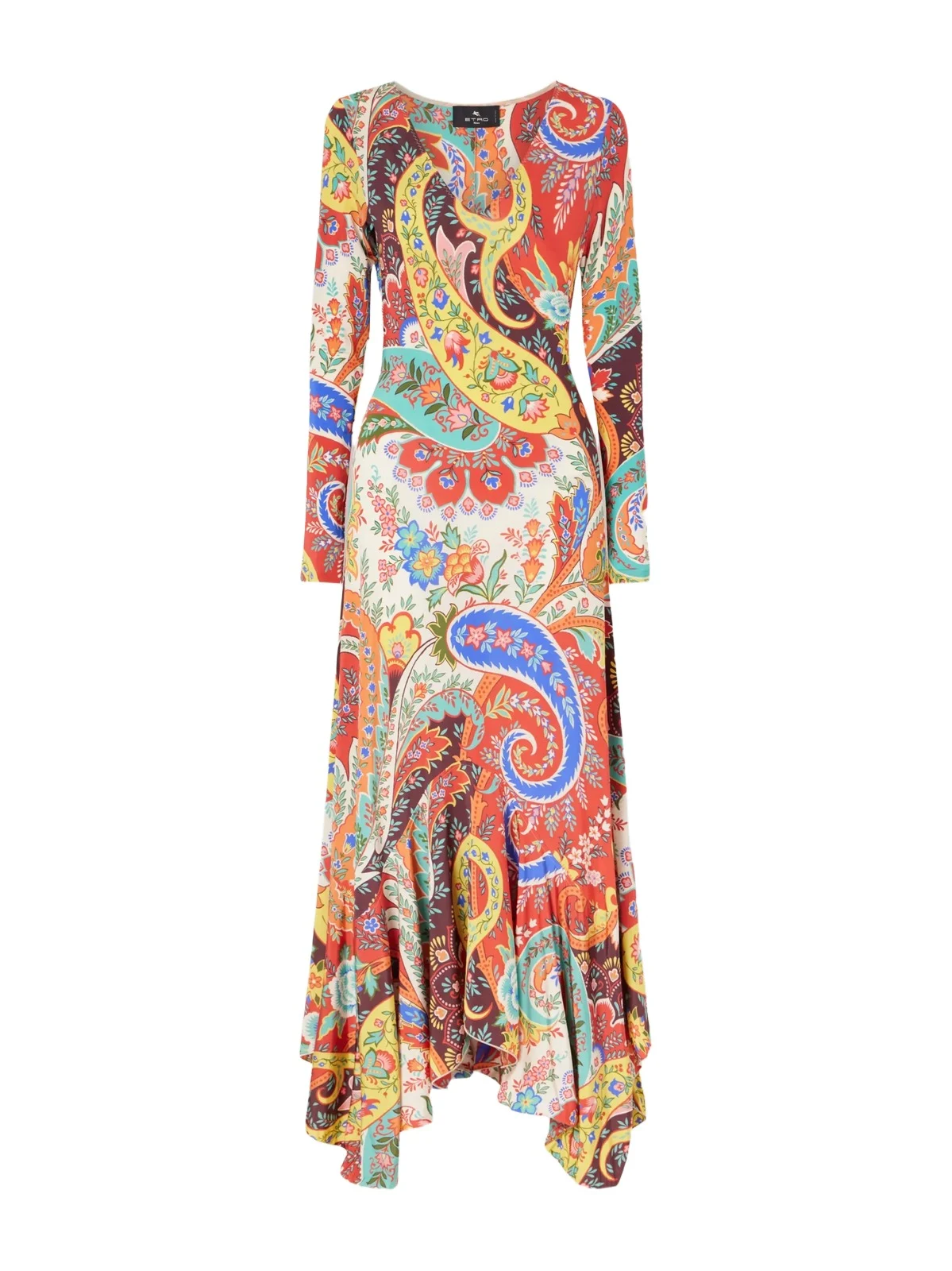 Ruffled Paisley-print Jersey Maxi Dress Ruffled Paisley-print Jersey Maxi Dress