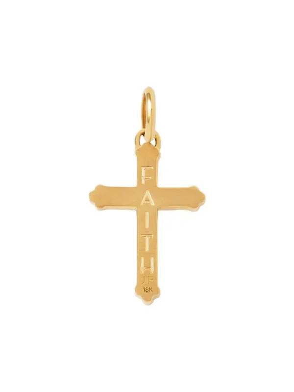 Jennifer Fisher Faith Medium Royal Cross in 18K Yellow Gold