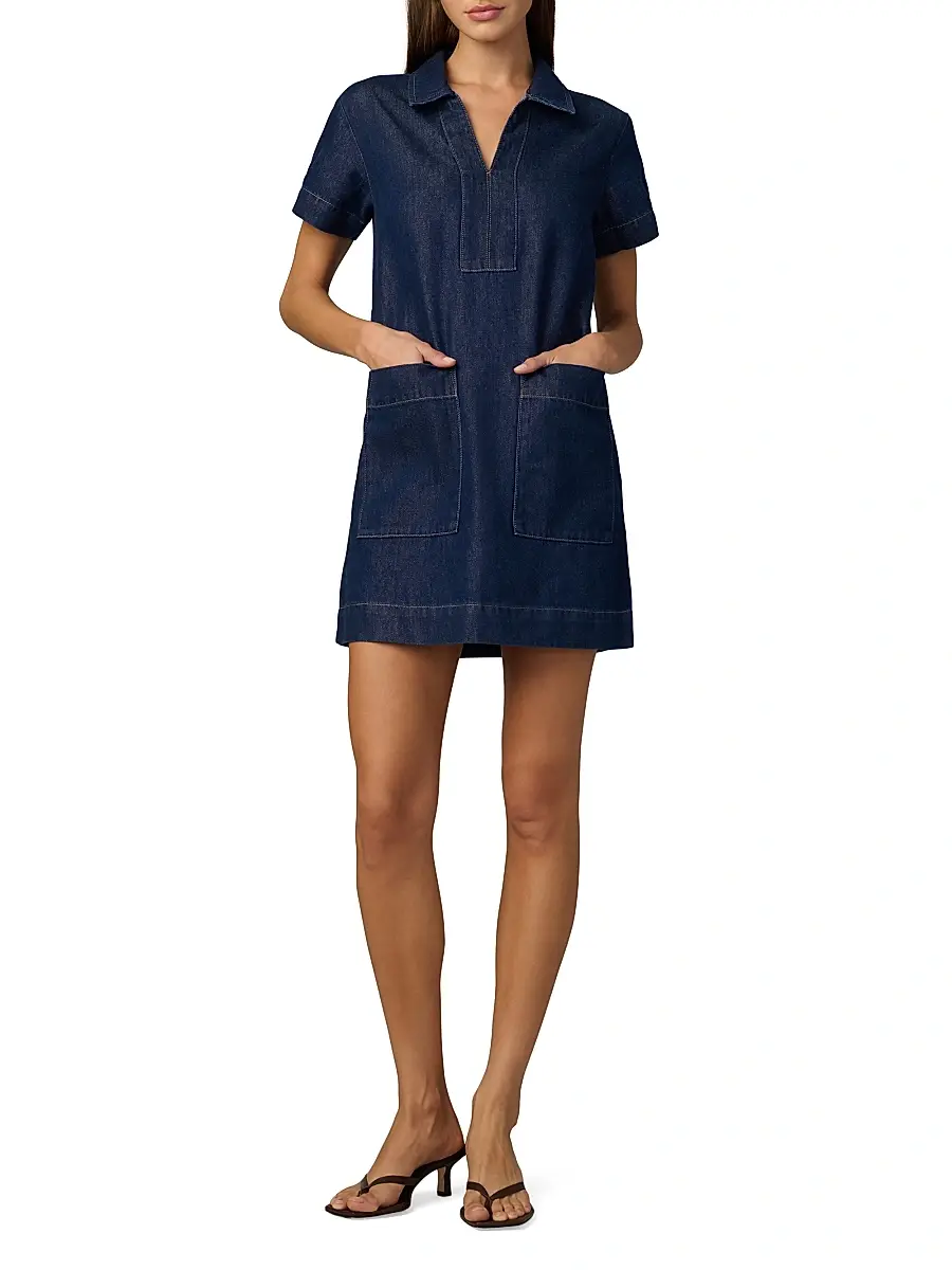 Joe's Jeans Women's The Lillian Denim Minidress | Thumbnail 2