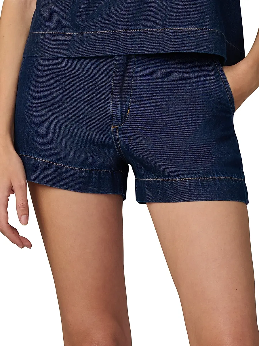 Joe's Jeans Women's The Karter Denim Trouser Shorts | Thumbnail 3 Joe's Jeans Women's The Karter Denim Trouser Shorts | Thumbnail 3