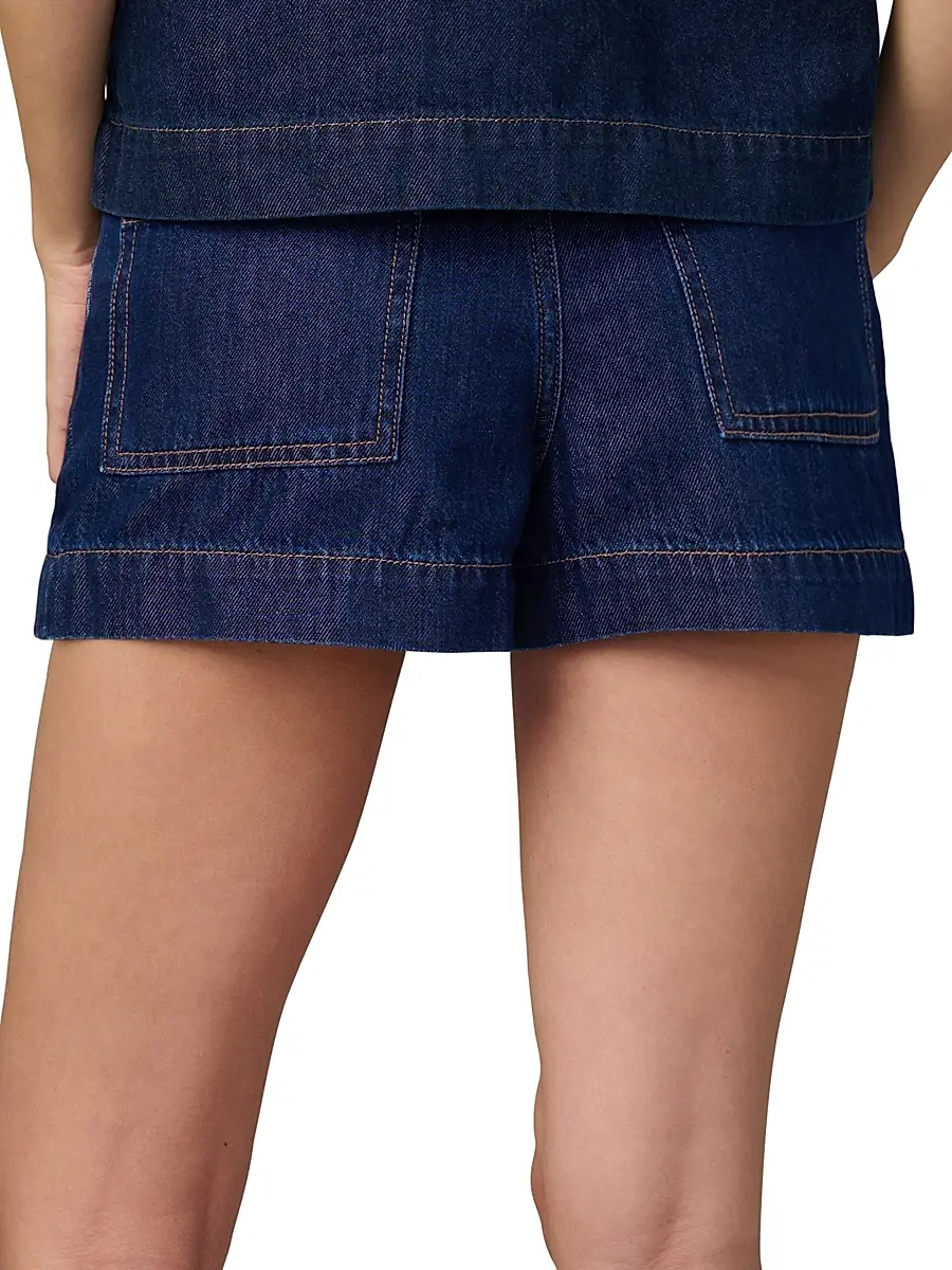 Joe's Jeans Women's The Karter Denim Trouser Shorts | Thumbnail 5 Joe's Jeans Women's The Karter Denim Trouser Shorts | Thumbnail 5