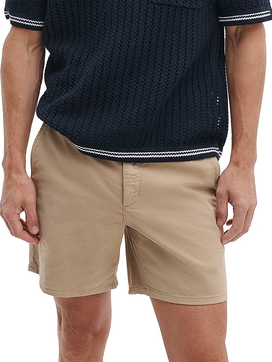rag & bone Men's Stretch-Cotton Chino Shorts | Thumbnail 3