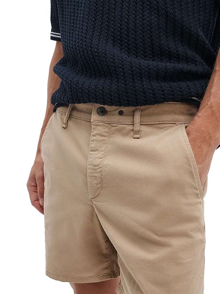 rag & bone Men's Stretch-Cotton Chino Shorts | Thumbnail 4