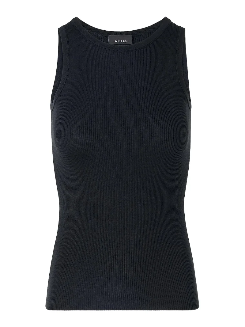Women's Rib-Knit Silk-Cotton Tank Women's Rib-Knit Silk-Cotton Tank
