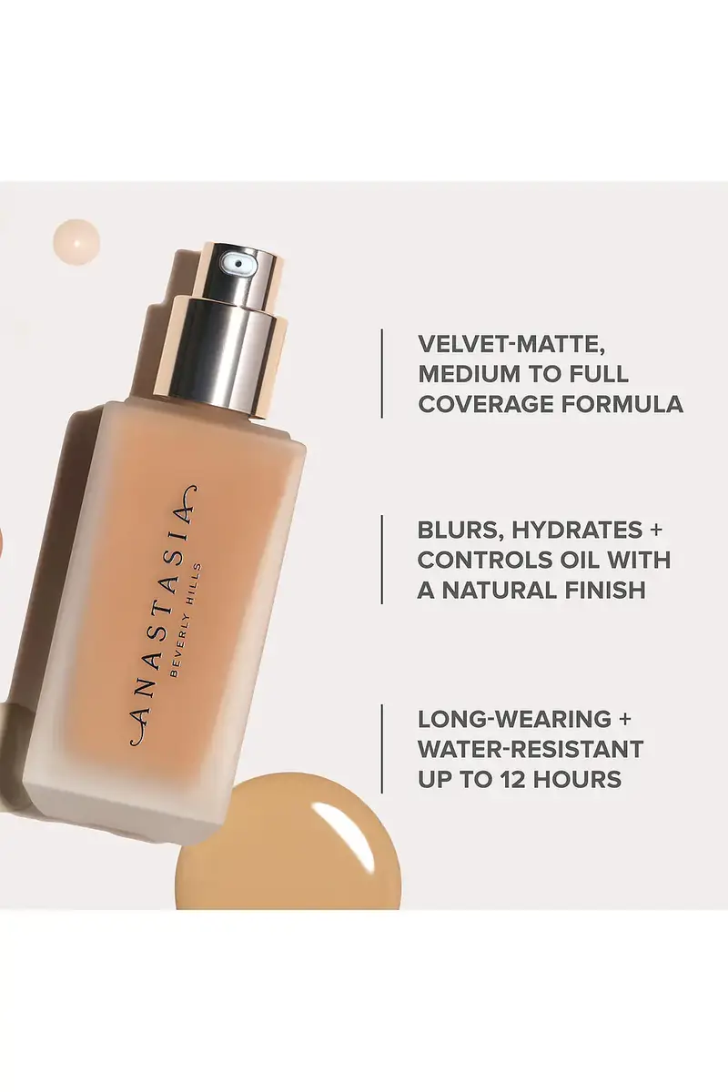 Anastasia Beverly Hills Impeccable Blurring Second Skin Matte Foundation | Thumbnail 8
