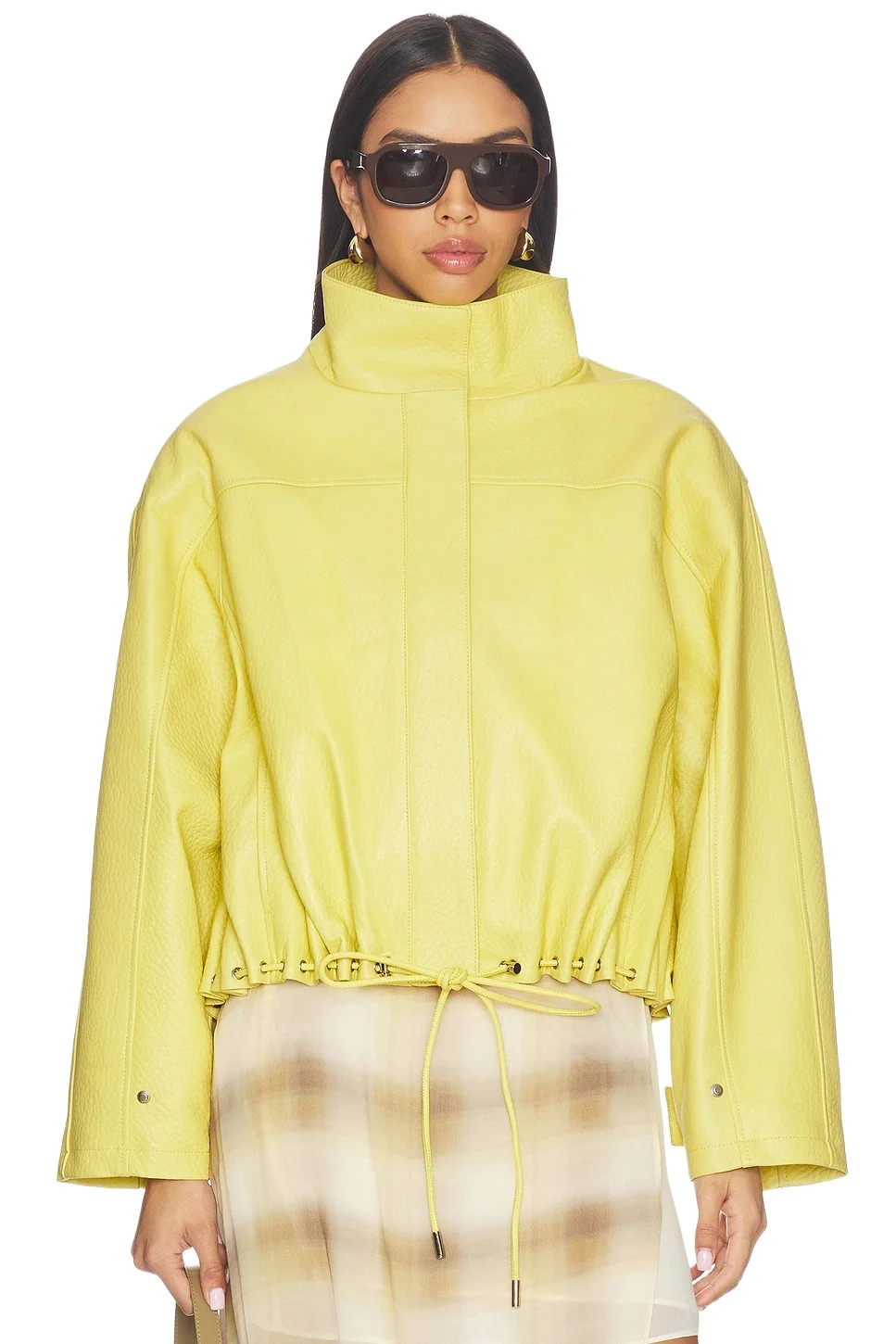 Leather Pebble Utility Jacket Leather Pebble Utility Jacket