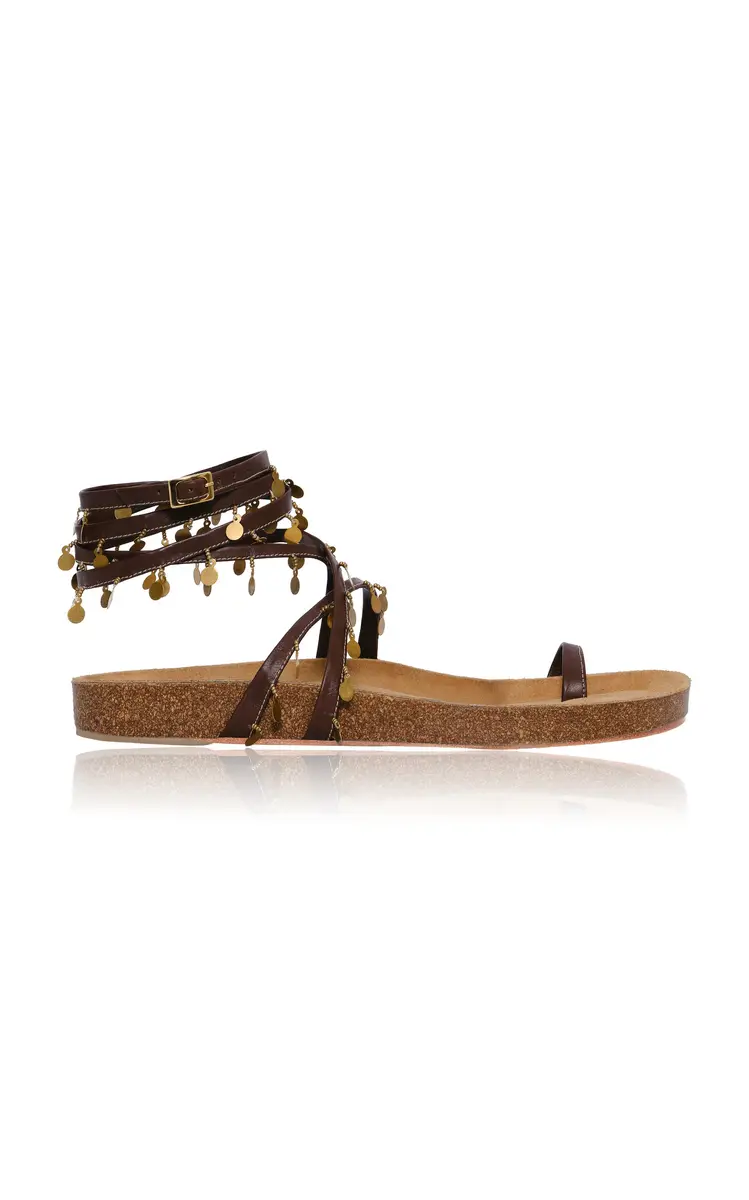 Johanna Ortiz Serenade In Swim Leather Sandals | Thumbnail 3