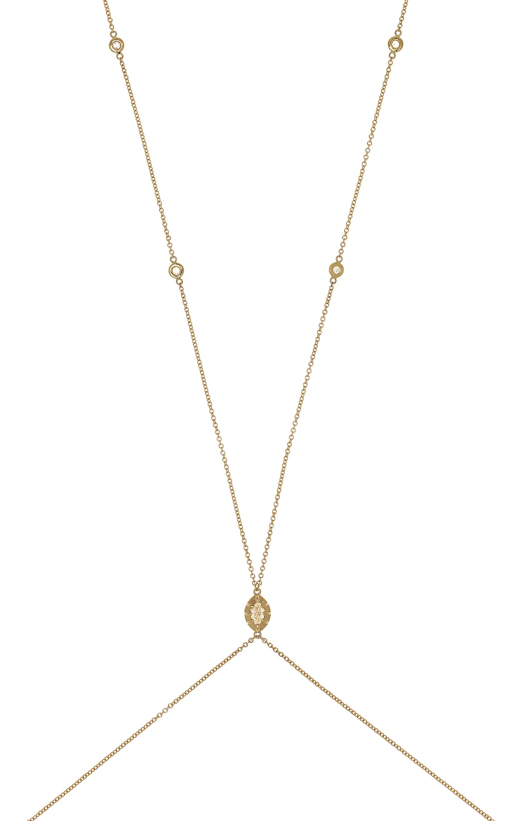 Jacquie Aiche Exclusive La Isla 14K Yellow Gold Diamond Body Chain