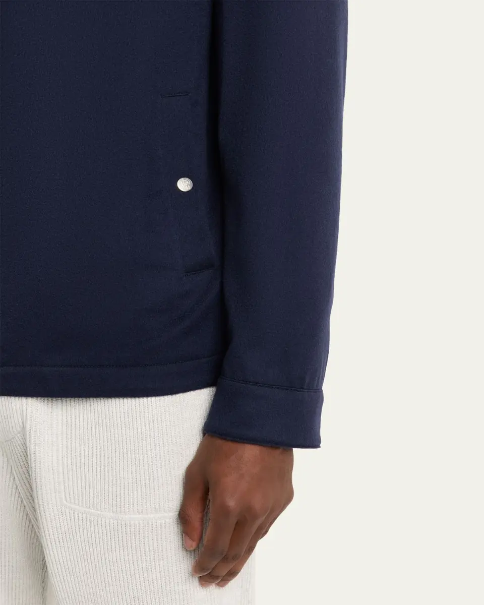 Brunello Cucinelli Men's Cashmere Flannel Jacket | Thumbnail 5