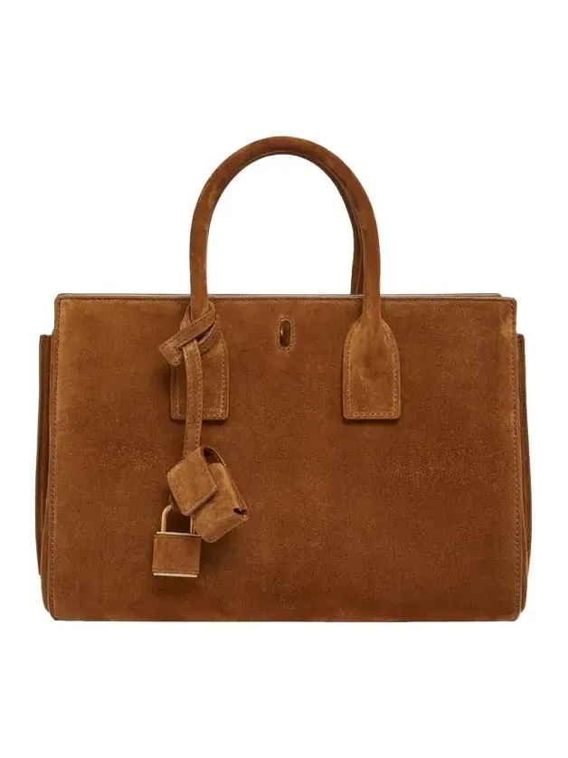 Sac de Jour Small Suede Top-Handle Bag