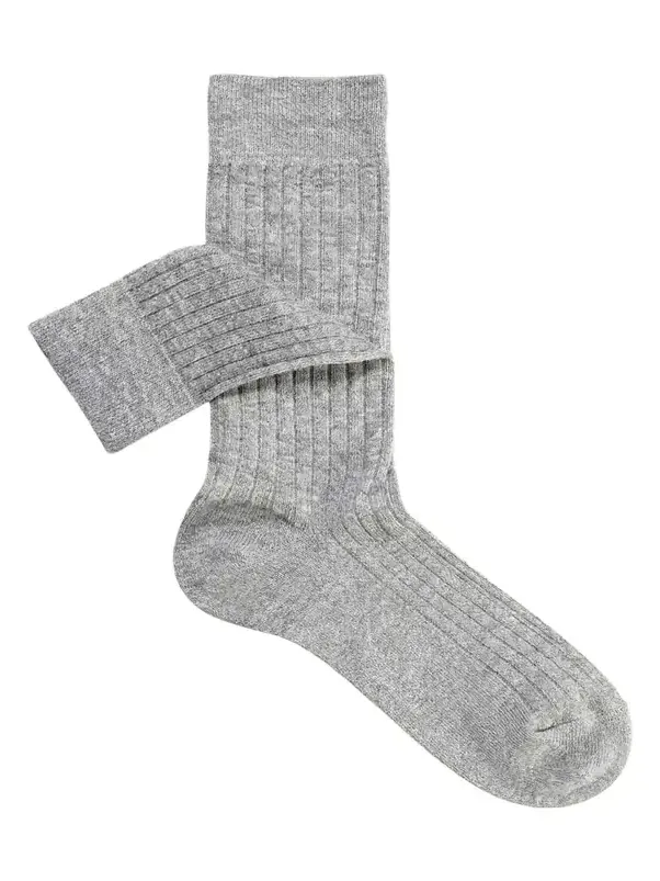 Men's Melange Rib Crew Socks