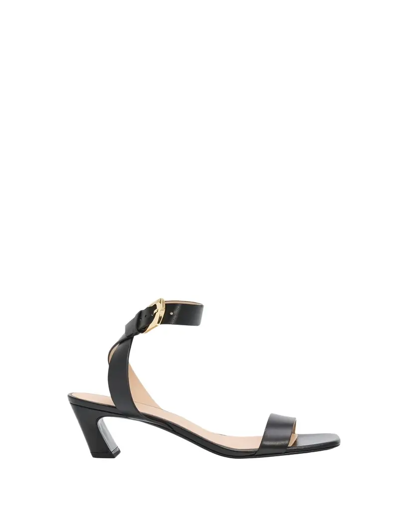 Stuart Weitzman 0mm Sai Leather Ankle-Strap Sandals | Image 1 Stuart Weitzman 0mm Sai Leather Ankle-Strap Sandals | Image 1
