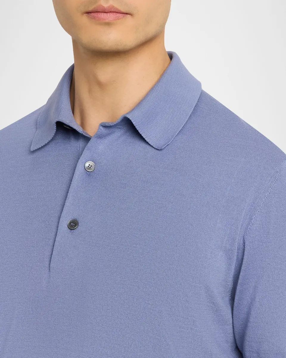 Zegna Men's Osai Cotton Polo Shirt | Thumbnail 9 Zegna Men's Osai Cotton Polo Shirt | Thumbnail 9