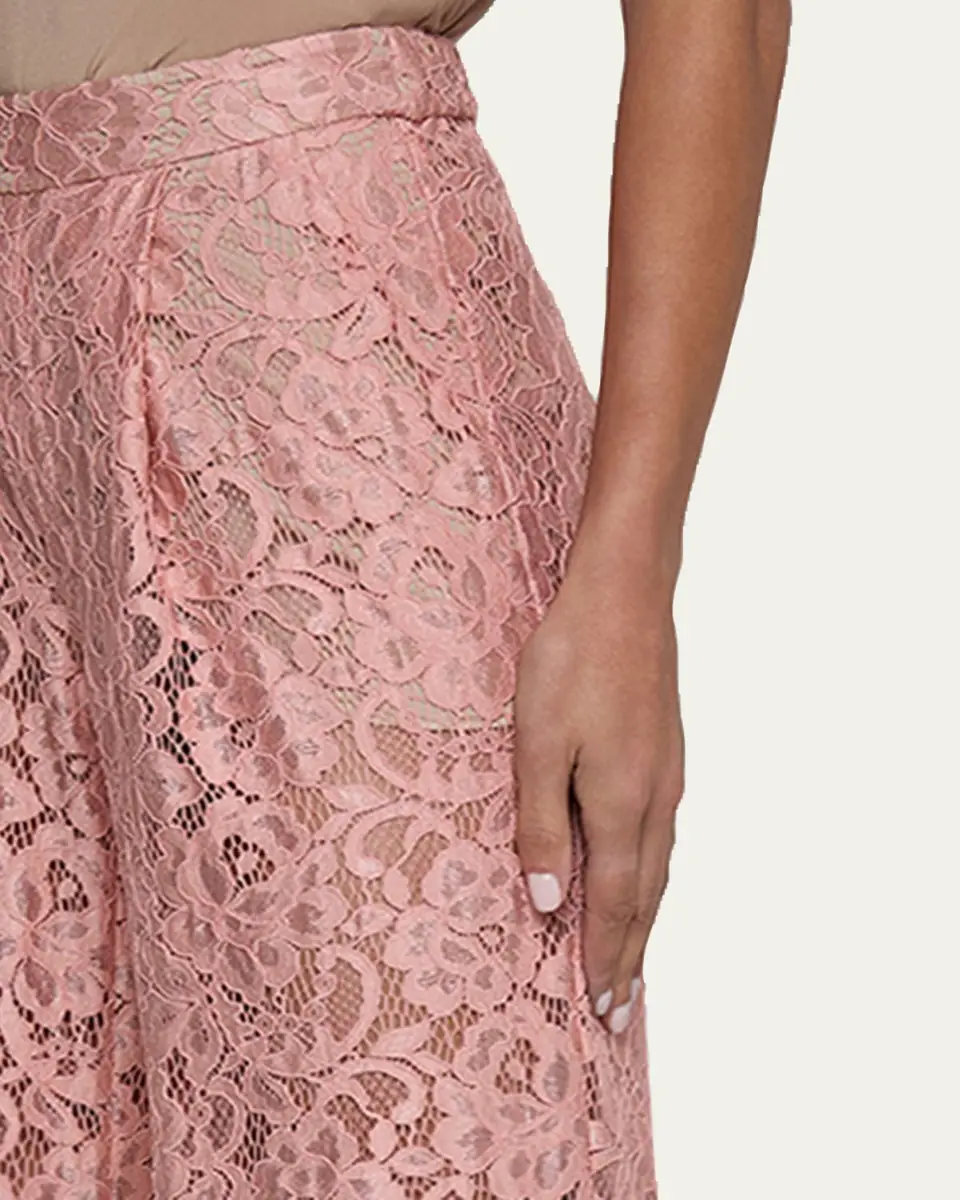 L'Agence Tavia Floral Lace Trousers | Thumbnail 5