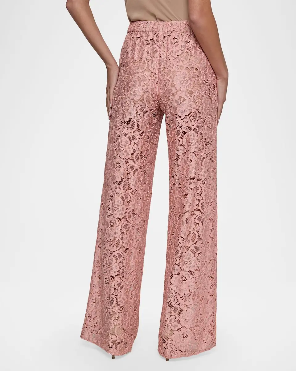 L'Agence Tavia Floral Lace Trousers | Thumbnail 7