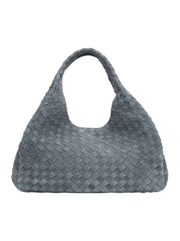 Campana Large Suede Shoulder Bag