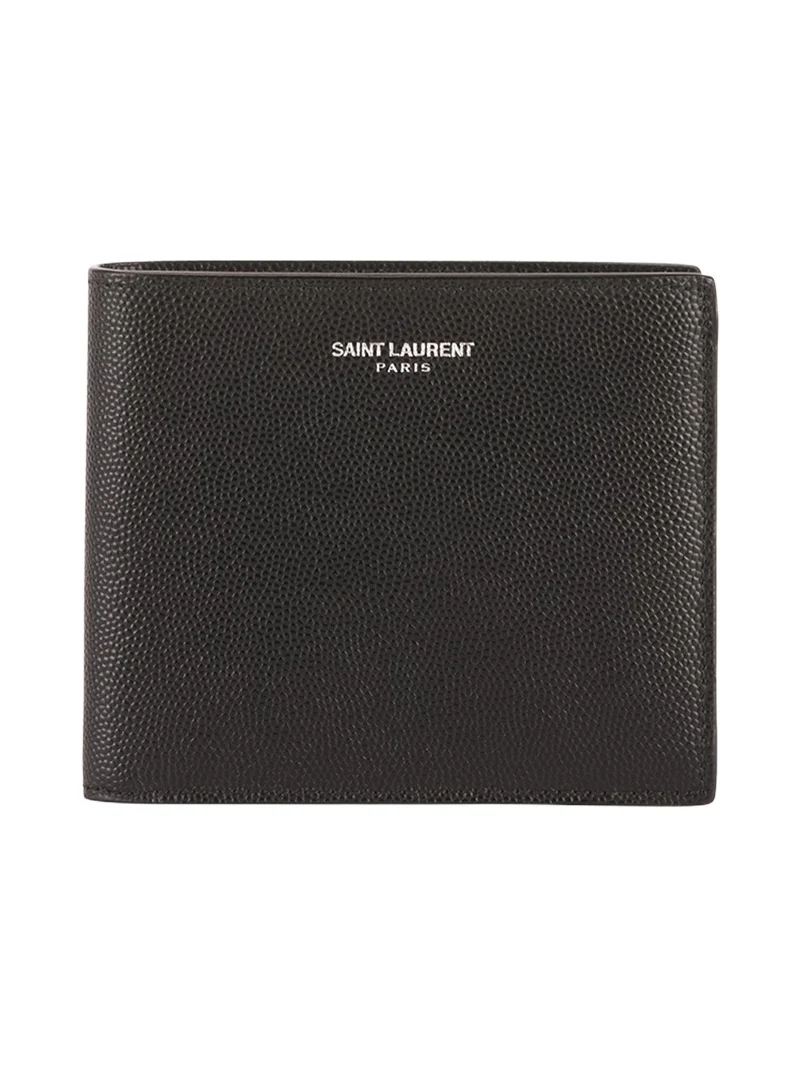 Saint Laurent East-West Calfskin Leather Wallet