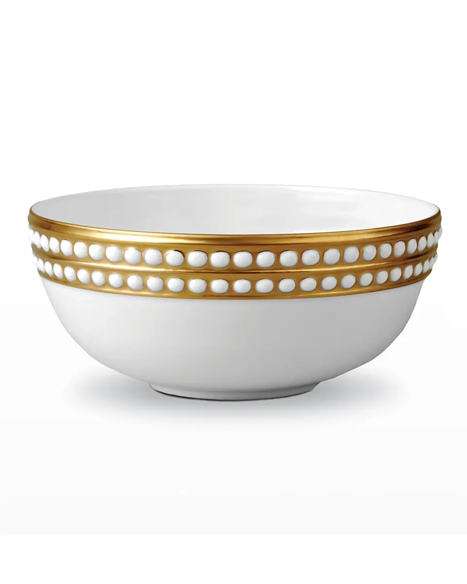 L'Objet Perlee Gold Cereal Bowl | Thumbnail 2