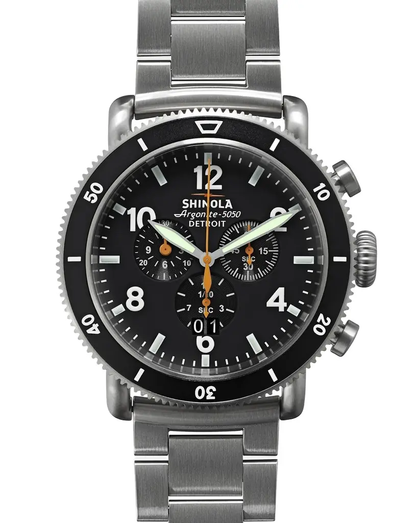 Shinola 48mm Limited Edition Black Blizzard Watch | Image 1 Shinola 48mm Limited Edition Black Blizzard Watch | Image 1