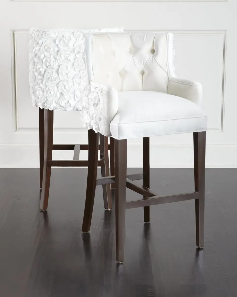 Haute House Tiffany Tufted Barstool, 32.5" | Image 1 Haute House Tiffany Tufted Barstool, 32.5" | Image 1