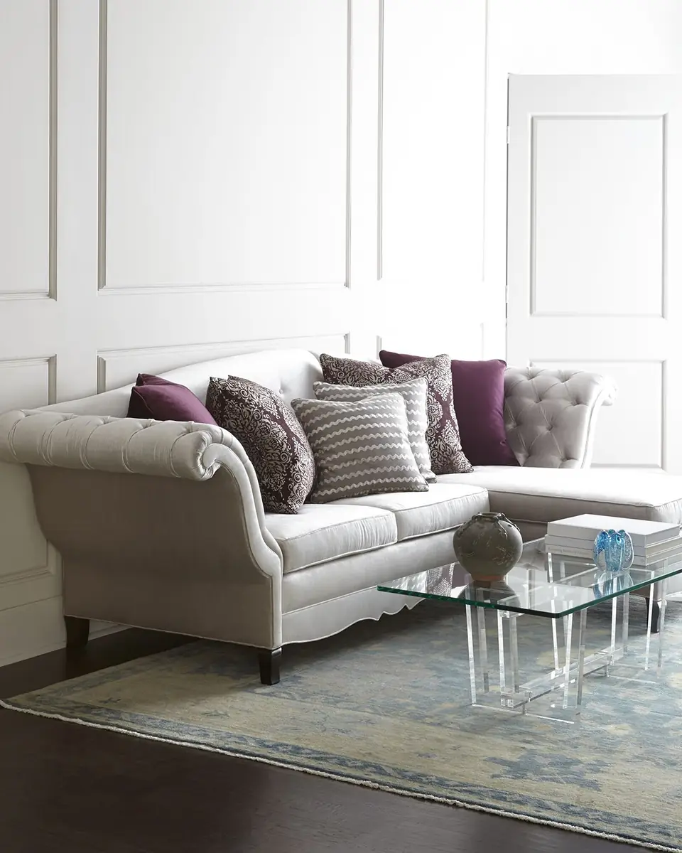 Haute House Duncan Sectional Sofa, 111.5" | Thumbnail 3 Haute House Duncan Sectional Sofa, 111.5" | Thumbnail 3