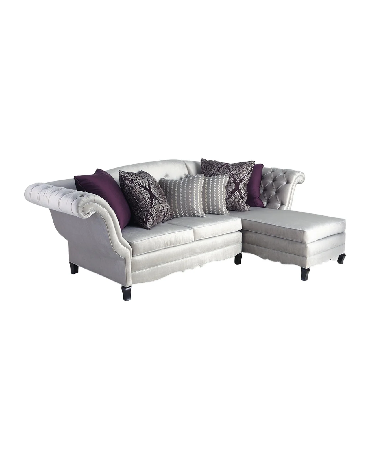 Haute House Duncan Sectional Sofa, 111.5"